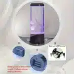 Jellyfish Lava Lamp Aquarium Ocean Night Lights 7 Colors LED Jellyfish Mood Lights Four Home Bedroom Desktop Decoration Gift ABS - Image 5