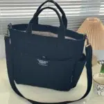 Large Capacity Canvas Tote Bag – Urban Minimalist Women’s Crossbody & Shoulder Commuter Bag (Eco-Friendly) - Image 7