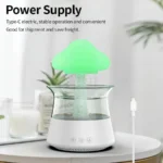 Relax Cloud Rain Diffuser Humidifier Raindrop Aromatherapy Machine Ultrasonic Atomization Humidification Colorful Lamp - Image 6
