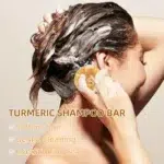 50g YILEST Turmeric Shampoo Bar for Hair Growth & Scalp Care – Natural Deep Cleansing, Silky & Dandruff-Free Hair - Image 3