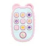 2024 New Baby Teether mobile phone Shape Silicone Teether Teething Toy Kids Sensory Educational Toy baby gift set - Image 7