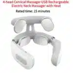 Neck Shoulder Massager Deep Tissue Shiatsu Back Cervical Massage Machine Bionic Electric Heated Fatigue Relief Relax Muscles - Image 9