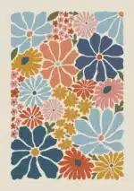 Vintage Boho Flower Art Poster | Botanical Wall Art Print | Abstract Canvas Painting | Living Room Home Decoration Wall Decor - Image 7