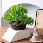 Artificial Bonsai Tree Zen Garden Accent PP Material Black Planter Home Office Party Decoration Desktop Artificial Plant 1 Piece - Image 17