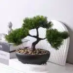 Artificial Bonsai Tree Zen Garden Accent PP Material Black Planter Home Office Party Decoration Desktop Artificial Plant 1 Piece - Image 18