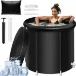 Portable Large Ice Bath Tub with Lid | Foldable Inflatable Cold Water Therapy Recovery Pod | Athletes Home Plunge Tub and Spa Bath for Cold Water Immersion Training - Image 7