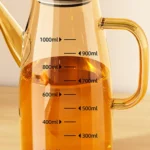 Glass Olive Oil Dispenser Bottle No-Drip Pourer Vinegar Container UK - Image 7