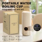 550ml Electric Kettle Portable Heating Cup Multifunctional Boiled Water Pot Smart Teapot Adjustable Temperature Kettles EU plug - Image 2