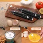 USB Electrical Milk Frothers Electric Handheld Blender with Mini Coffee Maker Whisk Mixer for Coffee Cappuccino Cream Foamer - Image 5