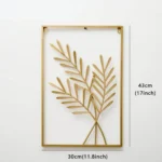 CIFBUY Jungle Plant Shape Iron Wall Hanging Modern Fashion Hanging Iron Metal Wall Hanging Wall Decoration Painting Wall Sticker - Image 7