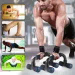 1pair U-shaped Push-up Rack Fitness Equipment Hand Sponge Grip Muscle Training Push Up Bar Chest Home Gym Body Building - Image 4
