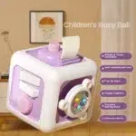 6 in 1 Montessori Educational Toys Sensory Busy Board Baby Practice Skills Drawer Cube Fidget Educational Toys for Girl Boy - Image 8