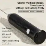 Electric Coffee Milk Foaming Mixer Coffee Creamer Whisk Handheld Egg Beater Froth Mixer Kitchen Automatic Kitchen Whisk Tools - Image 5