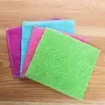 Magic Bamboo Fiber Cleaning Rags Dish Cloth Washing Towel Scouring Pad Kitchen Household Eco Friendly Reusable Microfiber 18x16cm 1 5PCS - Image 5