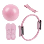 Pilates Ring Resistance Band Set Yoga Ring Workout Portable Exercise Tool Pregnancy Postpartum Toning Strength Training Women - Image 5