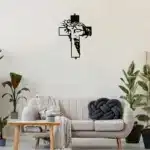 1set Metal Cross Sign Wall Art Decoration, Easter Thanksgiving Wall Hanging Decoration,Office living Room Wall Decor Room Decor - Image 6