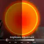 Sunset Projection Light 16 Colour Spectrum | USB Remote Control Dynamic LED Mood Light | Moon Shape Night Light | Warm Home Bedroom Decor - Image 5