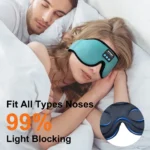 Sleeping Headphones Bluetooth Eye Mask 3D Adjustable Blindfold Bluetooth Sleep Mask Wireless Headset for Women Men Sleep Better - Image 2
