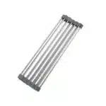Foldable Stainless Steel Dish Drainer Roll Up Drying Rack Kitchen Sink Organizer UK - Image 10