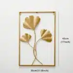 CIFBUY Jungle Plant Shape Iron Wall Hanging Modern Fashion Hanging Iron Metal Wall Hanging Wall Decoration Painting Wall Sticker - Image 5