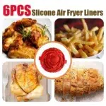 Airfryer Silicone Basket Reusable Oven Baking Tray Silicone Mold For Air Fryer Pizza Fried Chicken Basket Air Fryer Accessories - Image 4