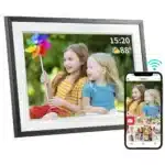 Frameo 10.1 inch digital photo frame, WiFi electronic photo frame, 1280*800IPS HD cloud smart electronic photo album, 32GB stora