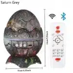 Galaxy Dinosaur Egg Projector Lamp | Bluetooth Starry Sky Night Light with Remote | Kids & Adults Bedroom Star Projector Light - Image 8