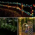 Leather LED Solar String Fairy Lights 100M Christmas Lights Waterproof Outdoor Garland High-Power Solar Lamp For Garden Decor - Image 4
