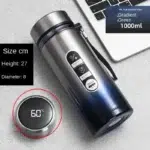800ML-1L Stainless Steel Thermos Bottle 304 Tea Bottle Car Vacuum Bottle with LED Temperature Display Portable Drinking Cup - Image 8