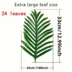 50 Inch Giant Artificial Palm Tree | Realistic Full Lush Indoor Outdoor Fake Plant | All-Season Floor Standing Tropical Tree for Home Office Wedding and Party Decor - Image 4