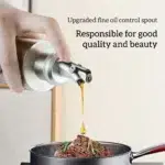 190ml Stainless Steel Oil Dispenser Bottle Leakproof Vinegar Sauce Pourer UK - Image 2