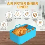 2Pcs Air Fryer Silicone Liner for Ninja Dual Air Fryer Accessories Reusable Baking Pan Basket Oven Pot Liner Kitchen Accessories - Image 5