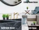 Fake Plants 4 Packs Artificial Plants Small Faux Plants Black Bathroom Accessories Home Office Table Decor Indoor Bonsai Style - Image 6