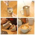 Electric Milk Frother Maker Wireless Handheld Stainless Steel Coffee Cappuccino Foam Maker USB Egg Beater Portable Blender - Image 5