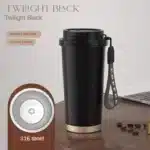Stylish Ceramic Insulated Cup Stainless Steel Double Wall Vacuum Flasks Reusable Portable Travel Coffee Mug Kitchen Drinkware - Image 9