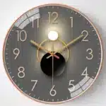8 Inch Silent Wall Clock | Modern Light Luxury No Ticking Decorative Clock | Stylish Quiet Sweep Movement Wall Clock for Living Room Bedroom Study and Office - Image 7