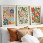 Vintage Boho Flower Art Poster | Botanical Wall Art Print | Abstract Canvas Painting | Living Room Home Decoration Wall Decor - Image 10