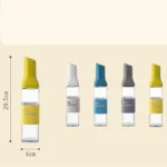 New 500ml Automatic Opening Glass Oil Bottle Four Colors Pouring No Oil Leakage Easy to Clean Oil Dispenser for Kitchen - Image 2