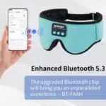 Sleeping Headphones Bluetooth Eye Mask 3D Adjustable Blindfold Bluetooth Sleep Mask Wireless Headset for Women Men Sleep Better - Image 4