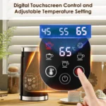 BioloMix 5-in-1 Smart Milk Frother w/LED Touch Display, Style Foam for Coffee & Lattes,Hot And Cold Foam Maker - Image 3