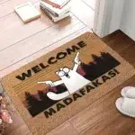 MADAFAKAS Carpet Pattern Mat Outdoor Non-slip Easy To Clean Cat Rug Resistant Doormat Washroom Entrance Decor Washable Carpet - Image 10