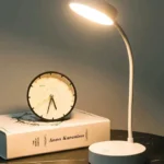 Flexible LED Desk Lamp with 3-Level Dimmer USB Powered Eye-Caring Warm/White Light Perfect for Home Office Reading & Study - Image 2
