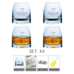 Macallan Glass Whiskey Glass Single Malt Crystal Wine Tumbler Vodka Cognac Brandy Snifter Cup Private Collection Barware - Image 8