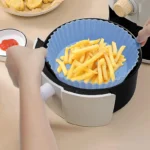 Airfryer Silicone Basket Reusable Oven Baking Tray Silicone Mold For Air Fryer Pizza Fried Chicken Basket Air Fryer Accessories - Image 2