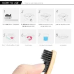 10/30/50 Pack Natural Bamboo Toothbrushes eco friendly Family Hotel  Charcoal Bamboo Wood Teethbrush for Adults Kids Child - Image 3