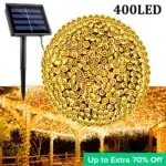 Solar String Lights Outdoor Waterproof Solar Fairy Lights 8 Modes LED String Lights for Garden Patio Wedding Decorations