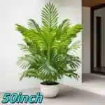 50 Inch Giant Artificial Palm Tree | Realistic Full Lush Indoor Outdoor Fake Plant | All-Season Floor Standing Tropical Tree for Home Office Wedding and Party Decor - Image 6