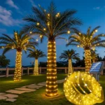 50ft/100 LED Solar String Lights Outdoor Waterproof – Warm White Fairy Rope Lights for Garden, Patio, Christmas & Tree Decor - Image 7