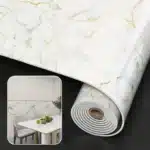 Marble Foam Self-Adhesive Wallpaper Roll | Thick Imitation Tile Wall Sticker | Waterproof Peel & Stick Decor | Bedroom Bathroom Living Room - Image 4