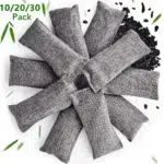10/20/30pcs Natural Bamboo Charcoal Bags Air Purifying Activated Charcoal Odor Absorber Moisture Odor Eliminator for Closet Shoe